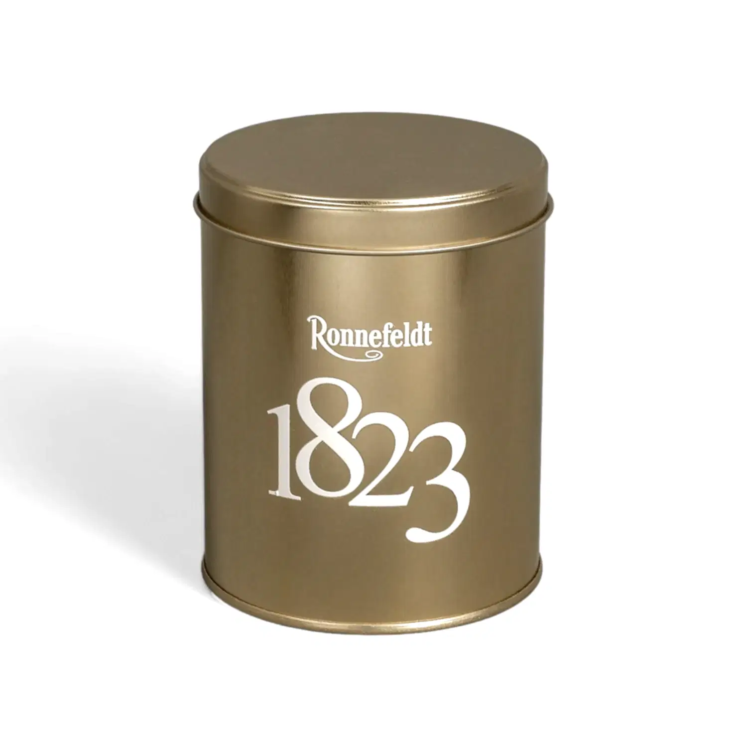 Gold Metal Çay Kutusu